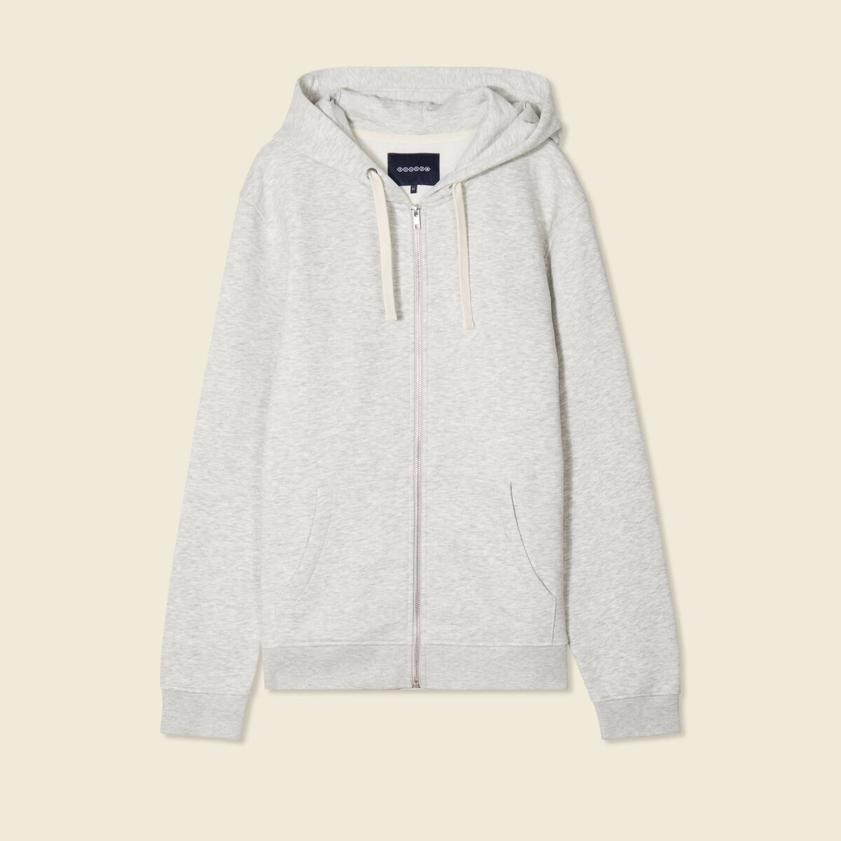 Sweat éco-responsable gris homme