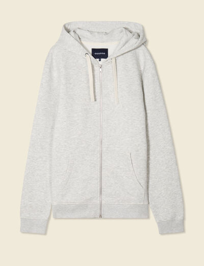Sweat éco-responsable gris homme