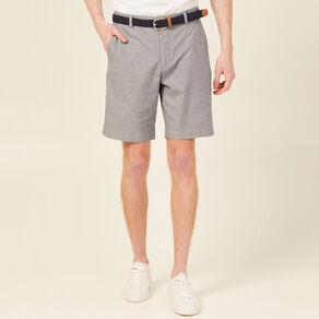 Short à ceinture bleu marine homme