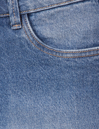 Jeans wide leg denim stone femme