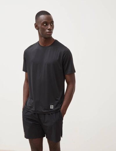 Short doubl&eacute; noir homme