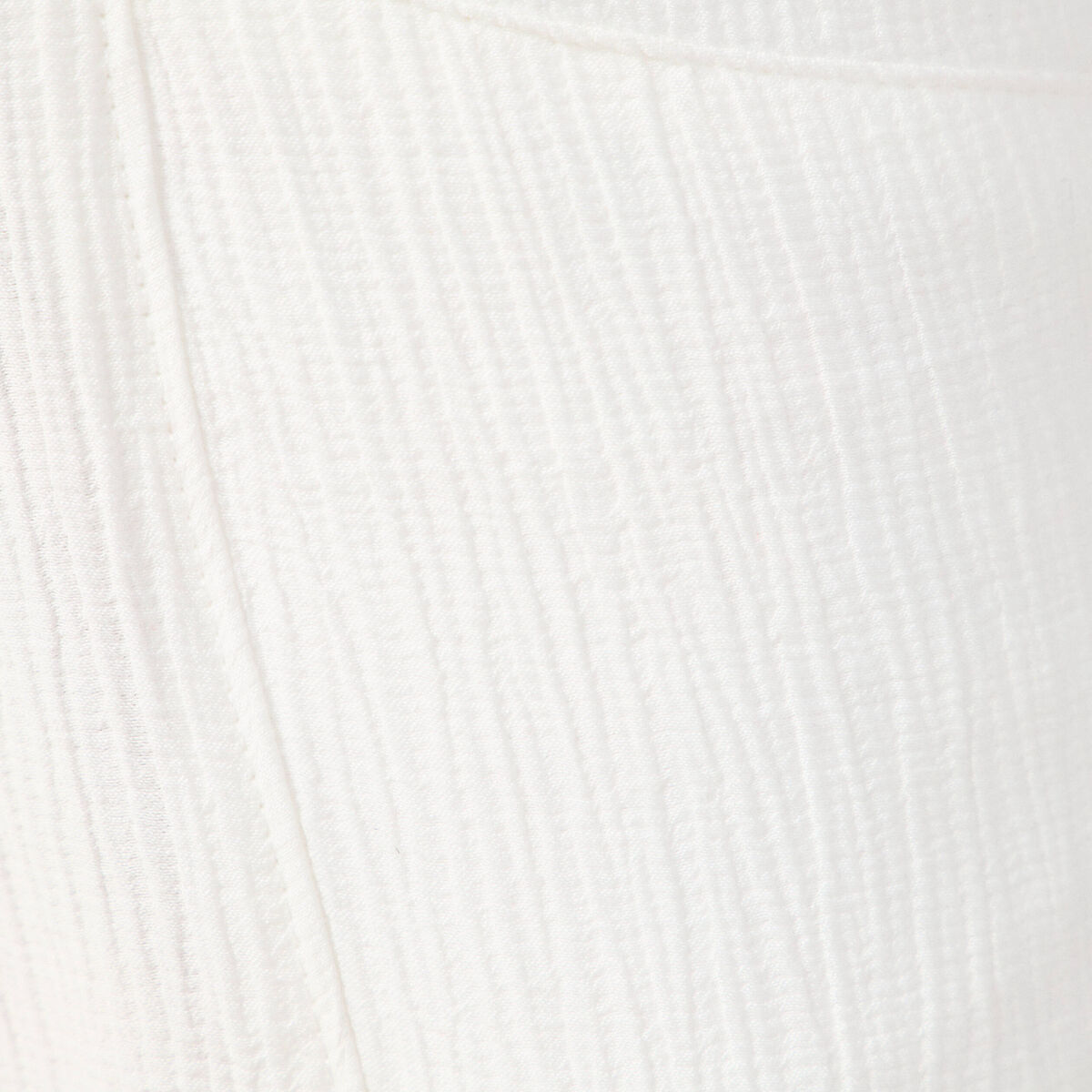 Pantalon cargo fluide ecru femme
