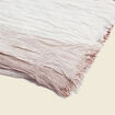 Foulard effet froissé marron cognac homme