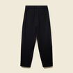 Pantalon slouchy taille haute 7/8&egrave;me noir femme