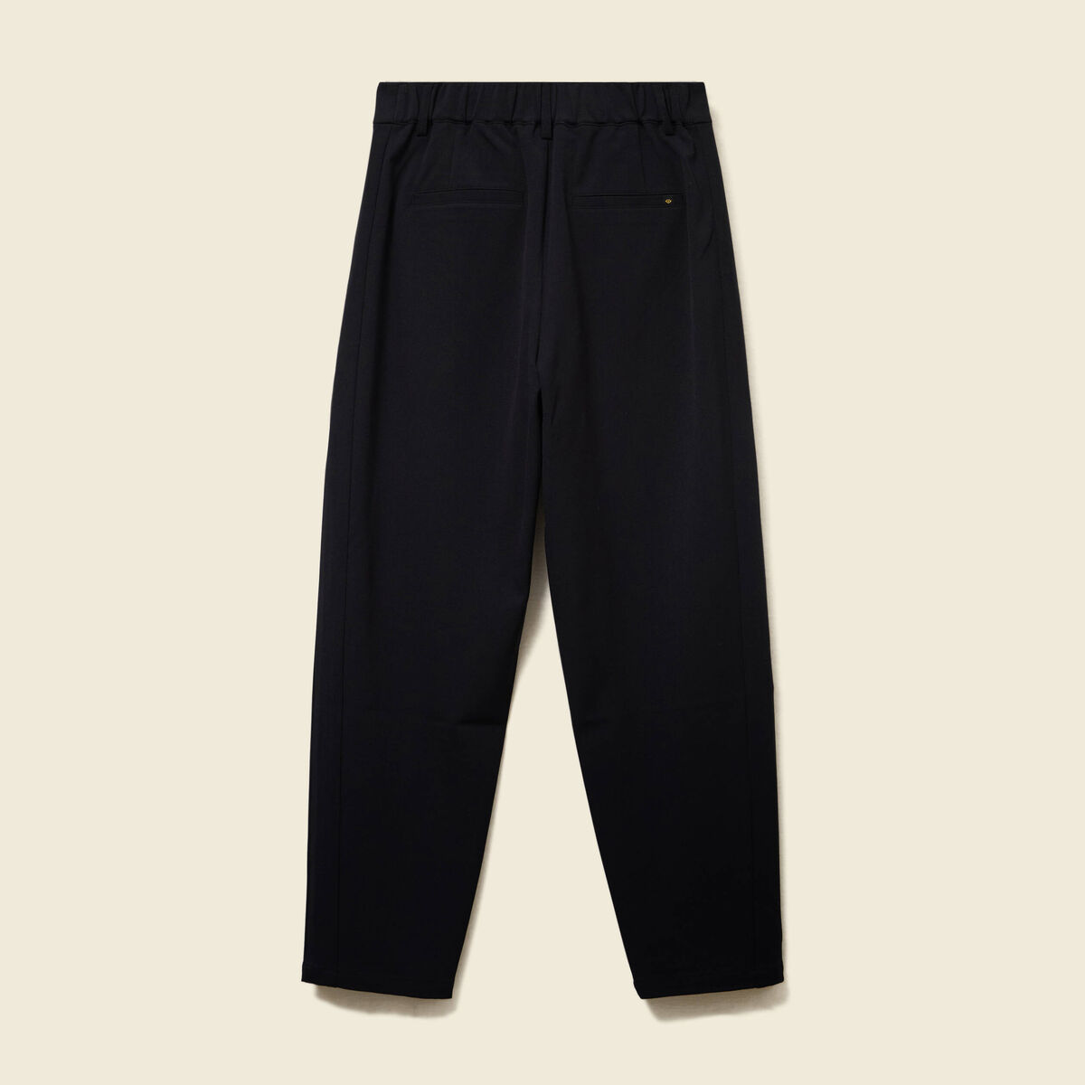 Pantalon slouchy taille haute 7/8&egrave;me noir femme