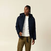 Doudoune capuche amovible bleu marine homme