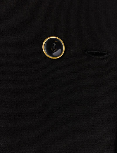 Gilet manches longues noir femme