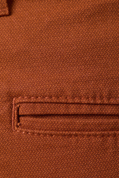 Pantalon slim Instinct chino orange foncé homme
