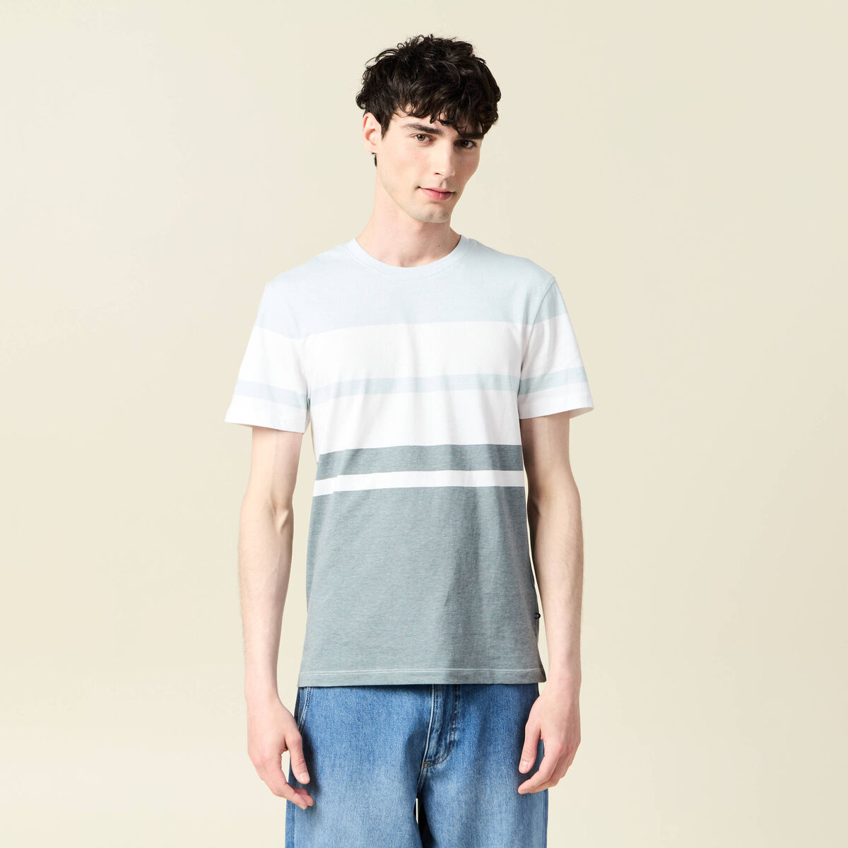 T-shirt manches courtes vert homme