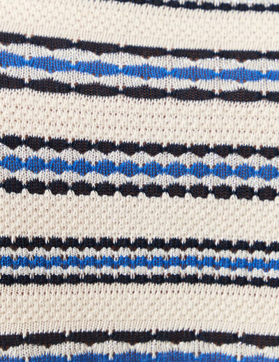 Polo manches courtes ecru femme