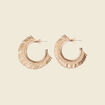 Boucles d'oreilles créoles couleur or femme