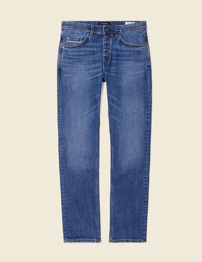 Jeans regular 5 poches denim double stone homme