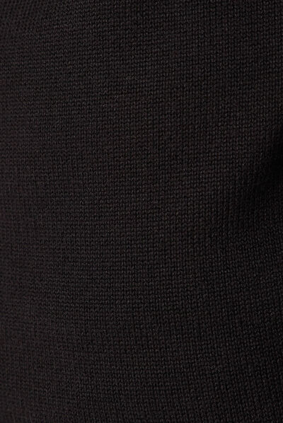 Pull manches longues noir homme