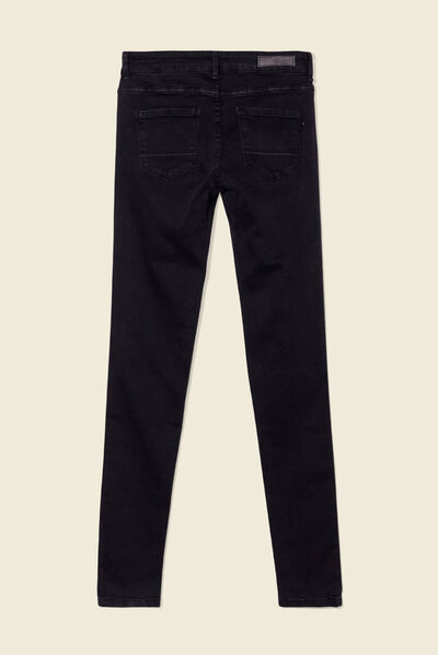 Jeans Lou - jegging denim noir femme