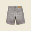 Bermuda en jeans denim gris homme