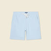 Short droit avec cordon bleu ciel homme
