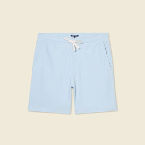Short droit avec cordon bleu ciel homme