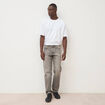 Jeans regular longueur 32 marron homme
