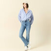 Jeans bootcut denim used femme