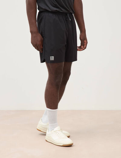 Short doubl&eacute; noir homme