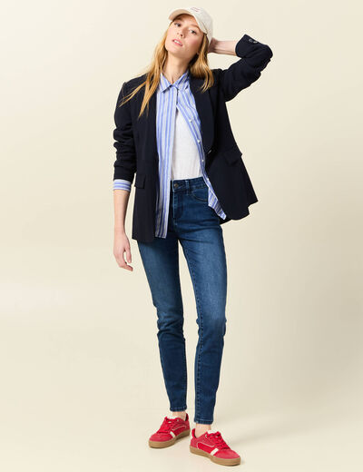 Jeans Lou - jegging denim stone femme