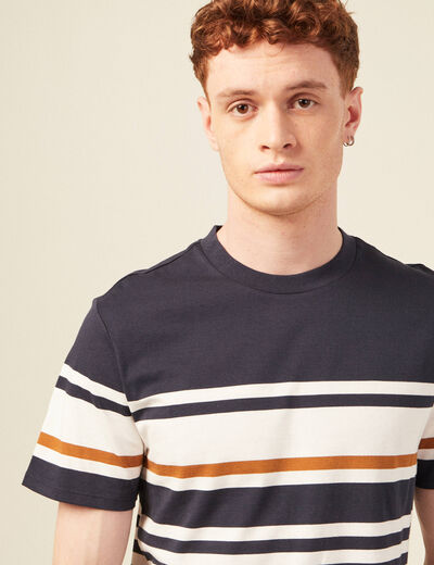 T-shirt manches courtes ecru homme