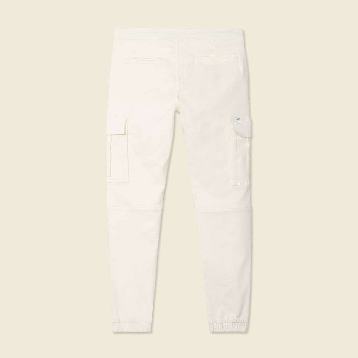 Pantalon battle bas resserré ecru homme