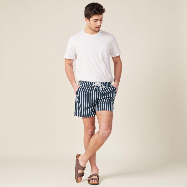 Short de bain bleu marine homme