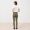 Pantalon Audrey - skinny push up vert kaki femme
