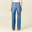 Jeans large éco-responsable denim stone femme