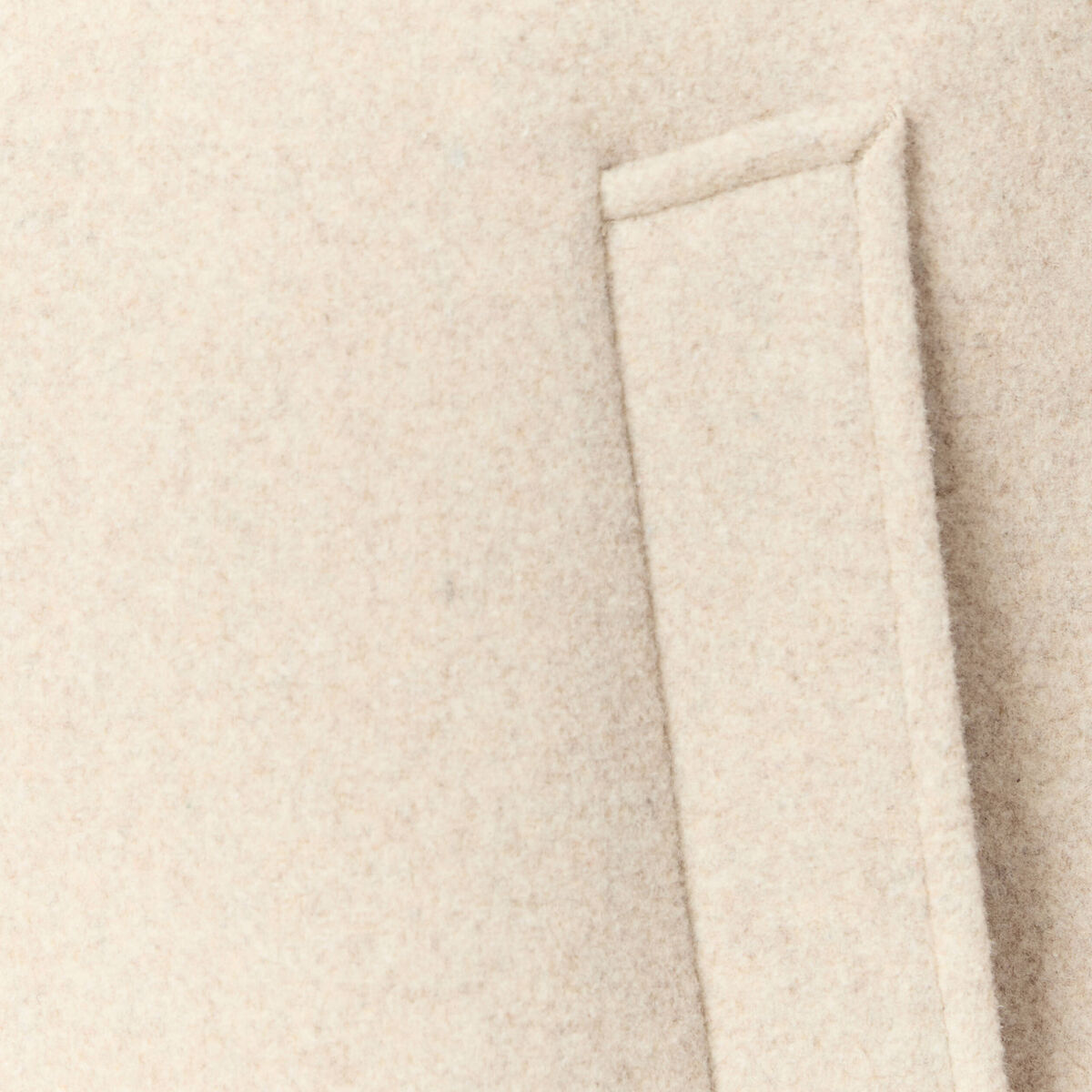 Manteau long boutonné beige homme