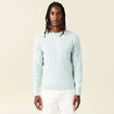 Pull fin col rond manches longues bleu clair homme