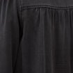 Chemise en jeans manches longues denim noir femme