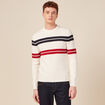 Pull éco-responsable ecru homme