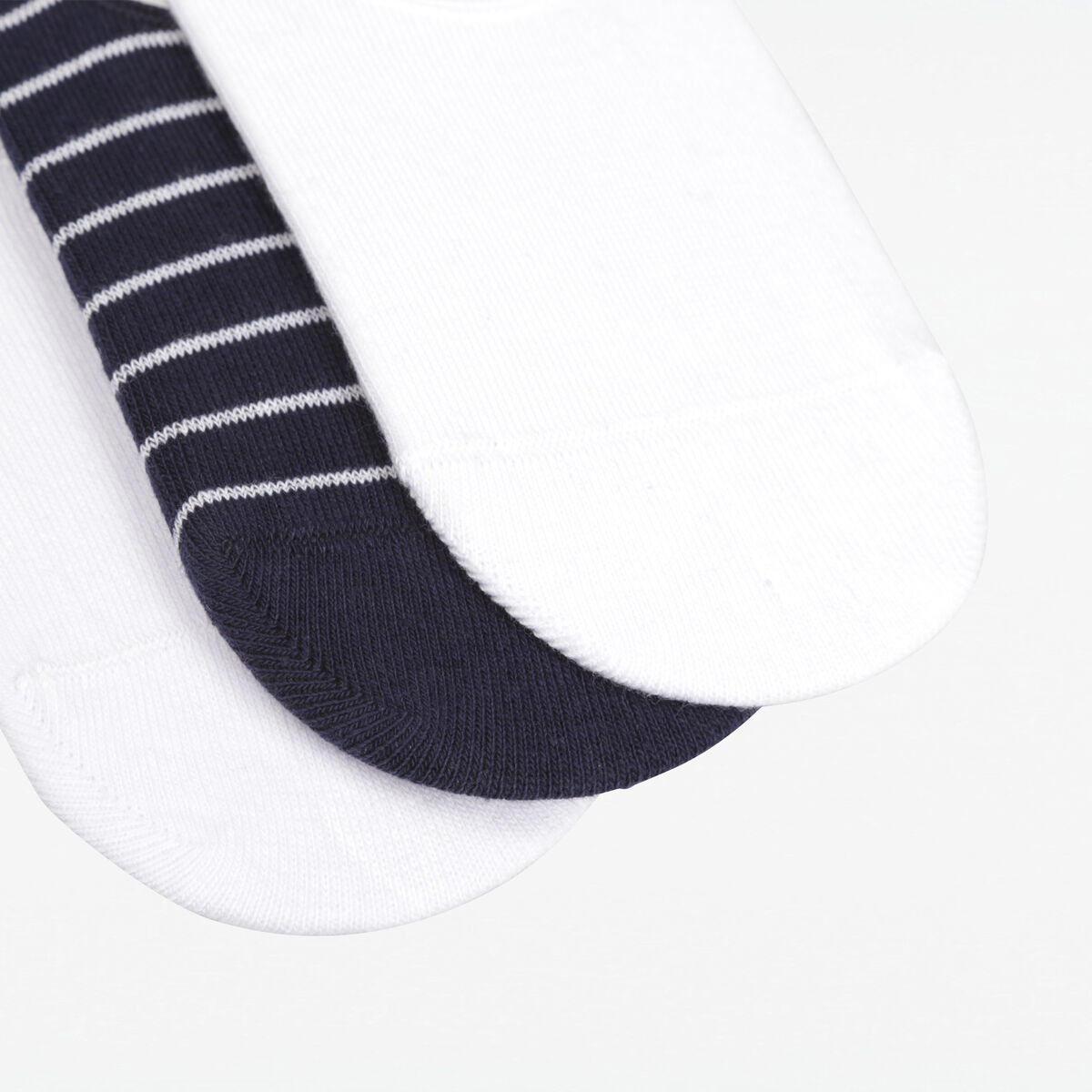 Lot 3 paires chaussettes blanc homme