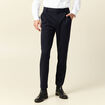 Pantalon chino slim bleu marine homme