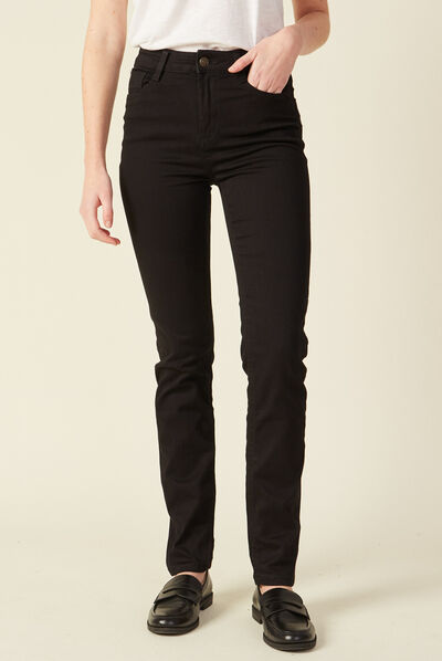 Jean Laeticia - slim denim noir femme