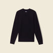 Pull éco-responsable noir homme