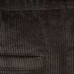 Pantalon large en velours vert kaki homme