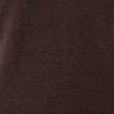 Pull droit col v manches longues marron femme
