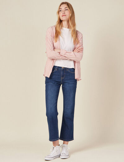 Jeans éco-responsable denim stone femme