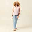 Blouse sans manches rose clair femme
