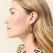Boucles d'oreilles créoles couleur or femme