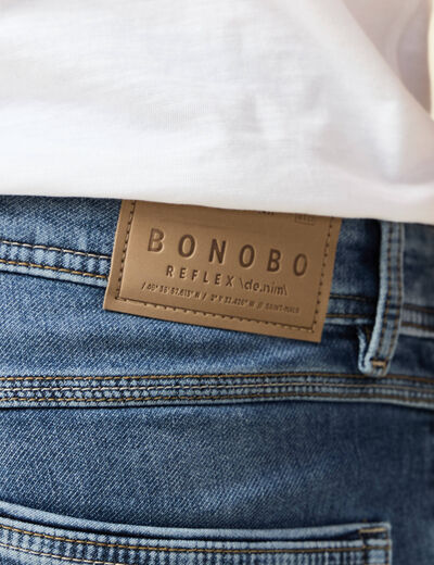 Jeans straight ultra stretch denim stone homme