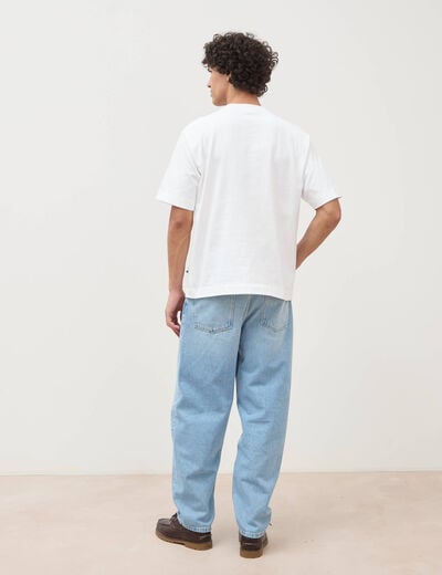 T-shirt en coton blanc homme