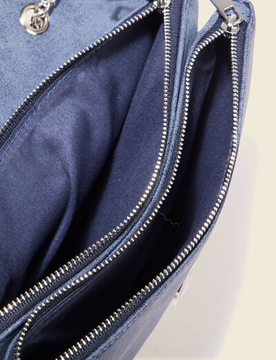 Sac bandoulière bleu femme