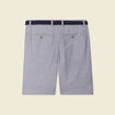 Short à ceinture bleu marine homme
