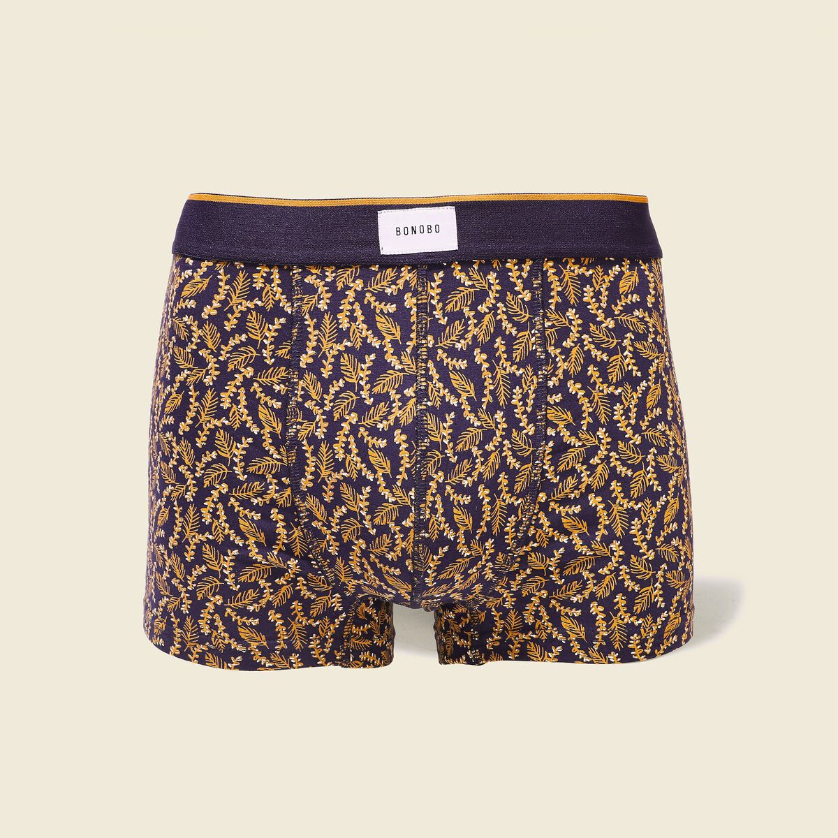 Boxer bleu fonc&eacute; homme
