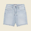 Bermuda confort ultra stretch denim bleach homme