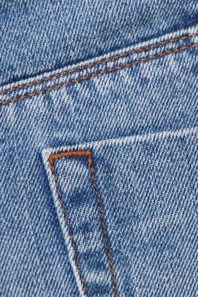 Jeans straight denim used femme
